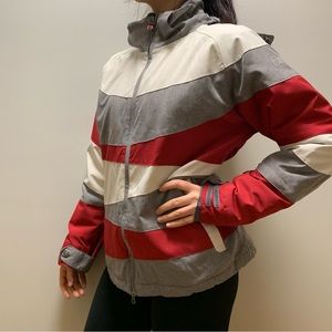 Women's Colorblock Hooded Winter Jacket